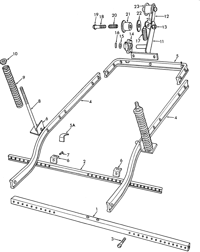 008 FRAME PARTS FRONT, DRILL PLANTER, 12-171