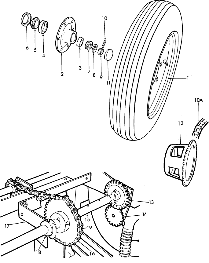 007 GROUND DRIVE PARTS, MODELS 12-241,12-242,12-243,12-244,12-276,12-2