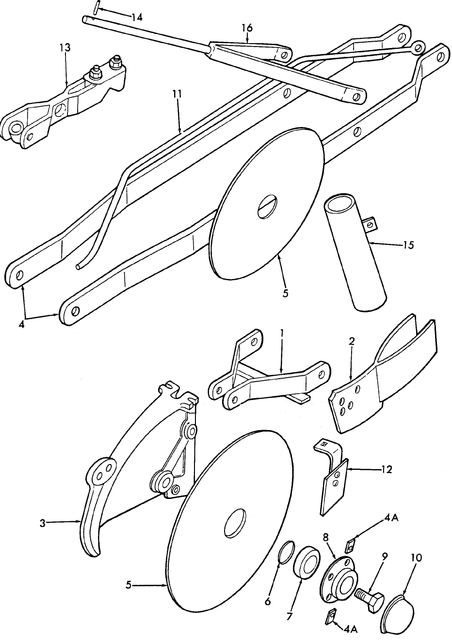 008 SUPPORT, RUNNER & DISC PARTS