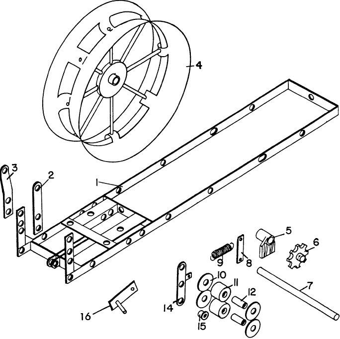 004 FRAME & RELATED PARTS, 31 PLANTER