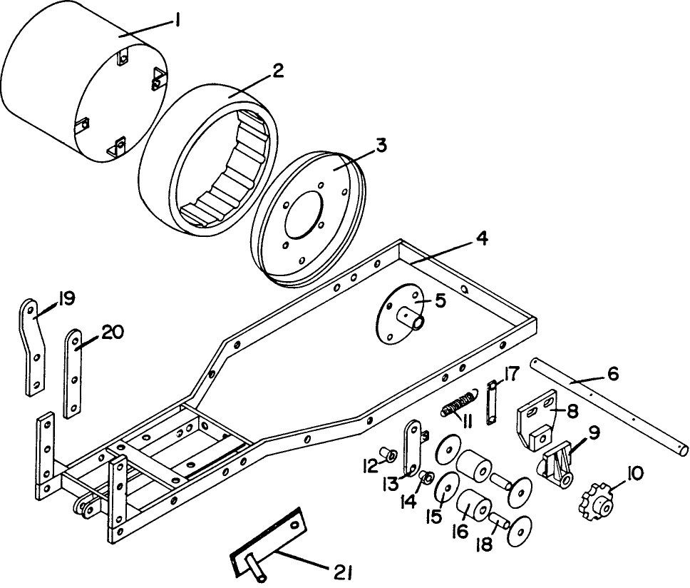 005 FRAME & RELATED PARTS, 32 & 34 PLANTERS