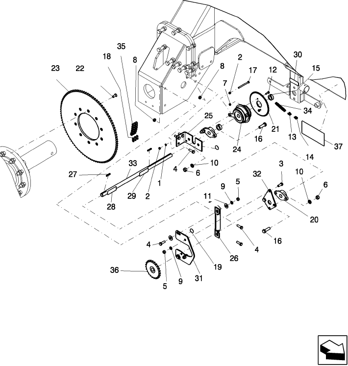 L.10.F(02) MECHANICAL DRIVE - FROM AXLES