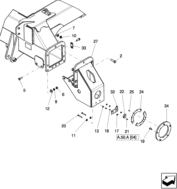 D.13.B(03) RIGHT REAR AXLES