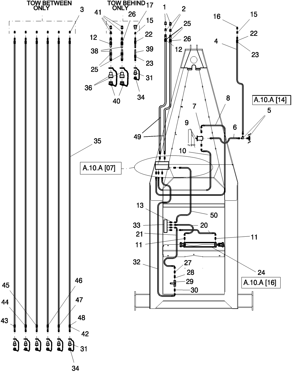 A.10.A(04) HYDRAULICS - MAIN FRAME (2 TANK)