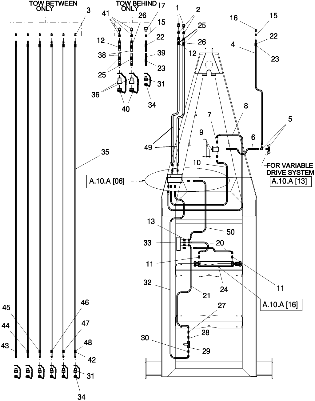 A.10.A(03) HYDRAULICS - MAIN FRAME (3 TANK)