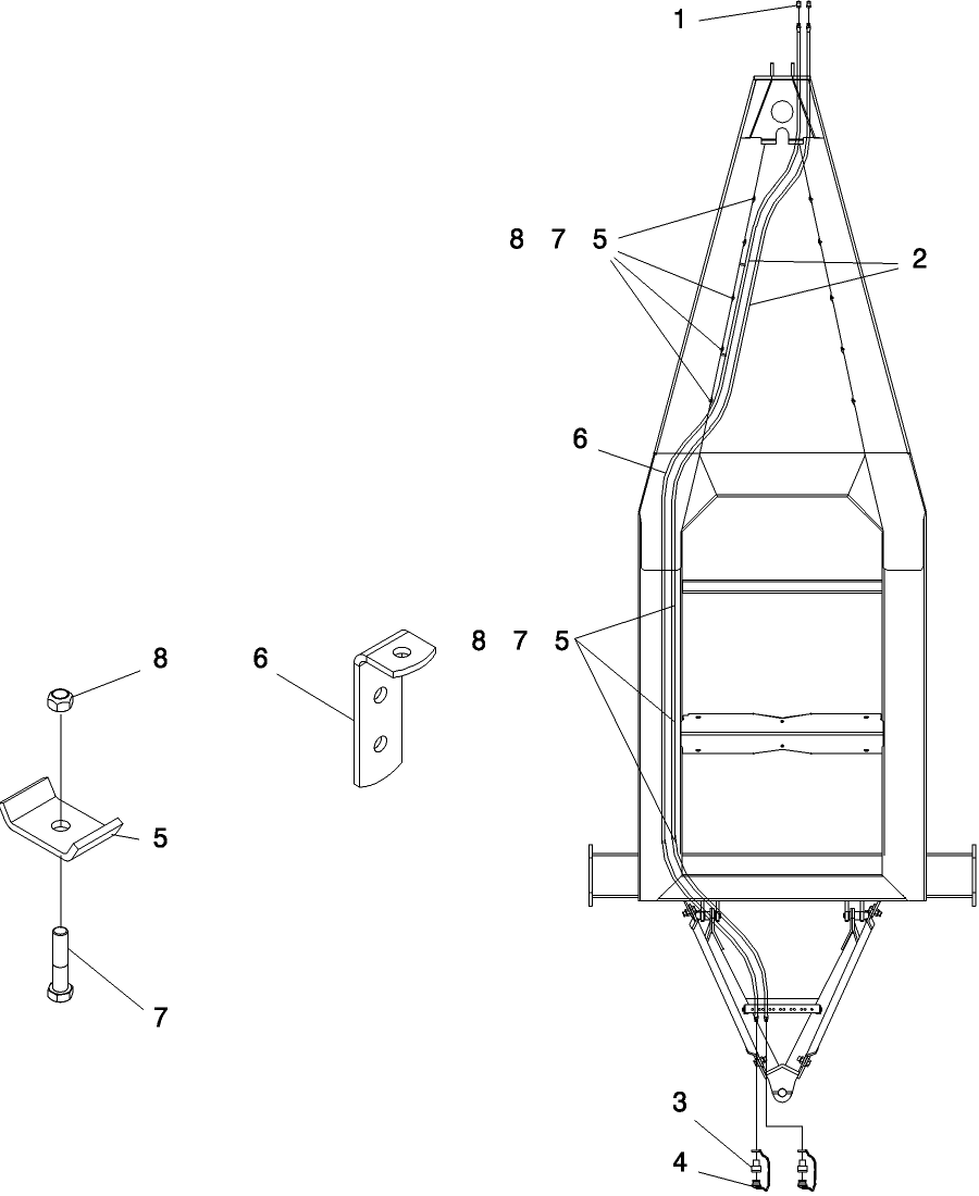 A.10.A(17) REAR HITCH HYDRAULIC HOSE OPTION