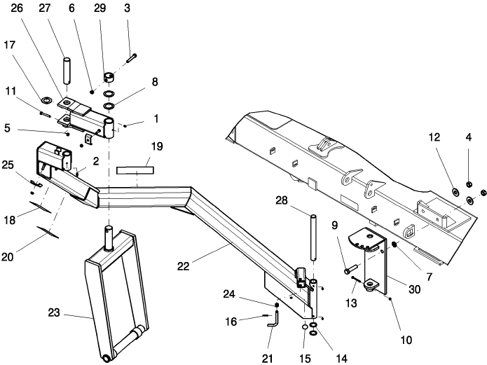 L.10.B(11) AUGER MAIN SUPPORT ARM