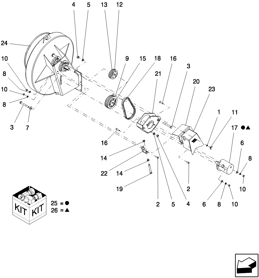 L.10.B(13) FAN MOTOR MOUNT ASSEMBLY