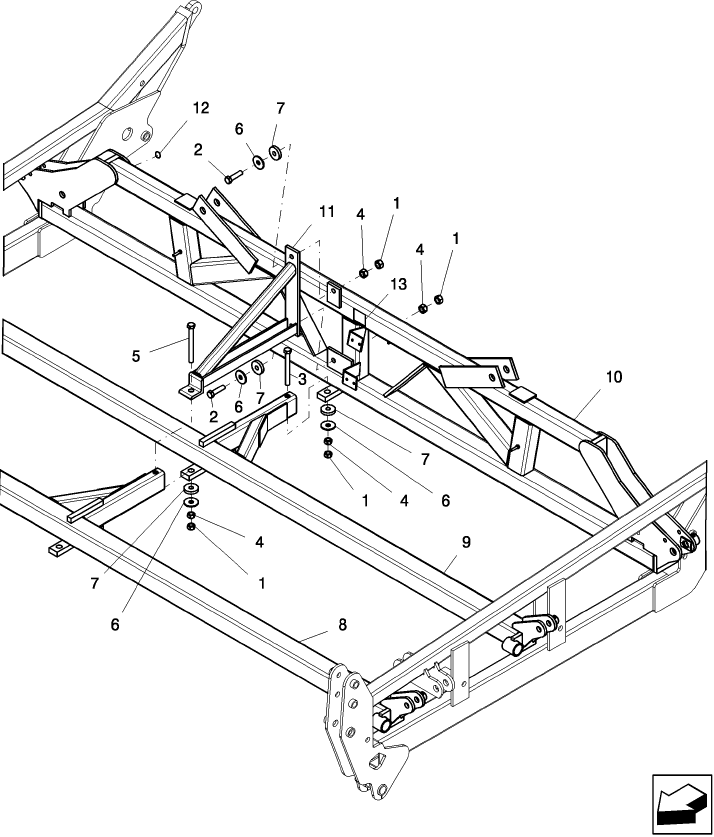 1.030.1 CENTER BARS, CENTER SECTION