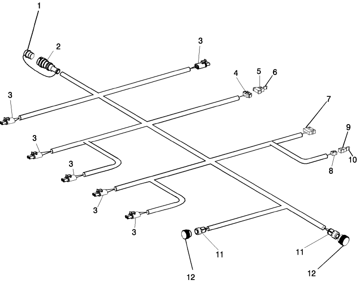 03.030.1 HARNESS, POSITION MONITOR TOW BETWEEN