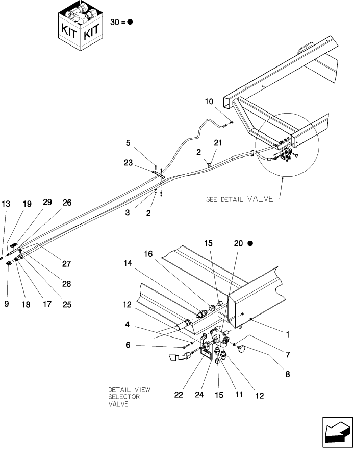 A.10.A(06) MAIN FRAME HYDRAULICS - MECHANICAL DRIVE - TOW BEHIND