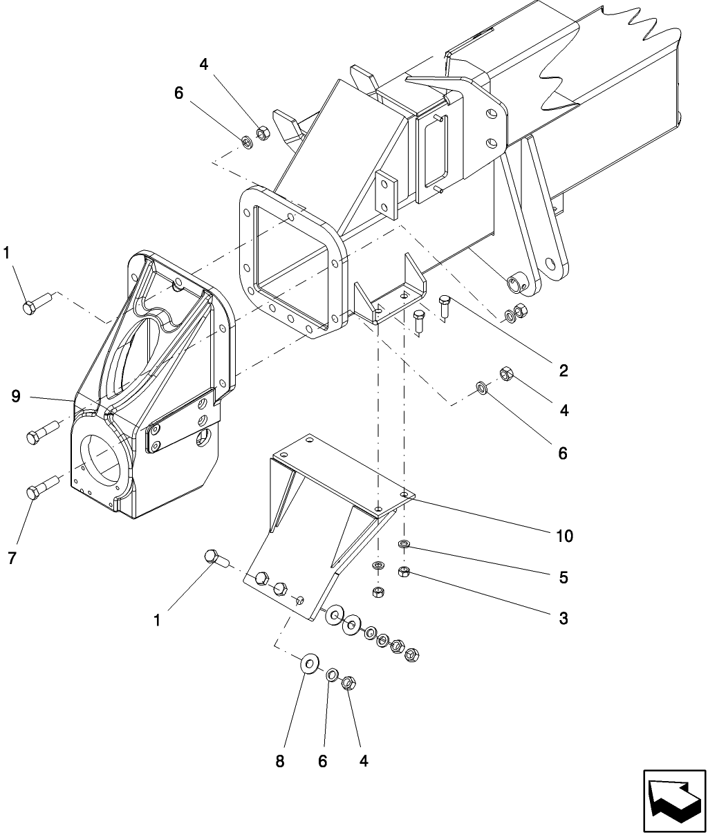 D.13.B(04) LEFT REAR AXLES (BSN PNL011088)