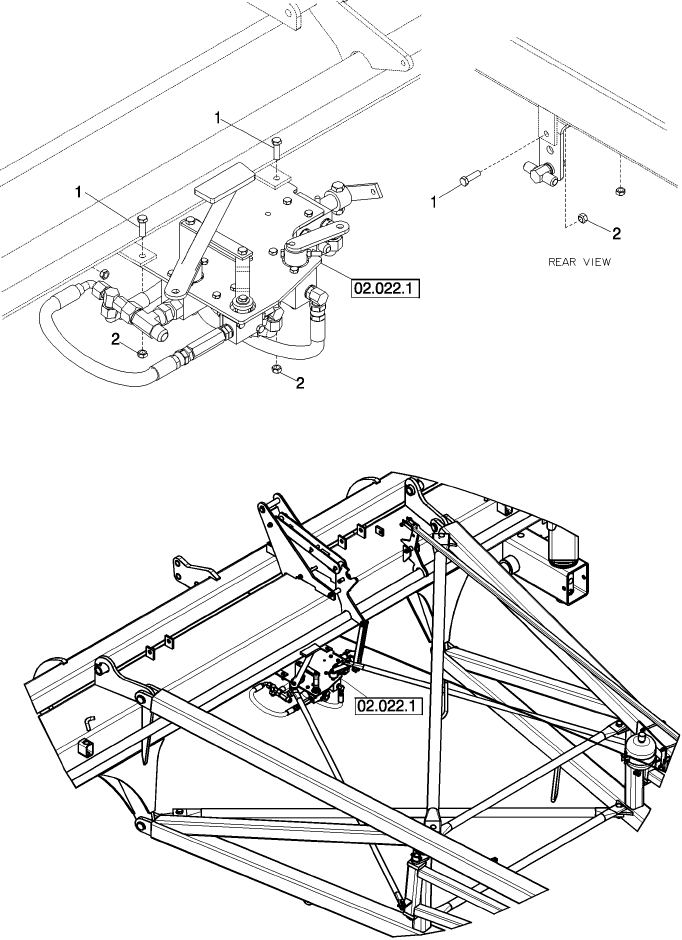 02.010.1 HYDRAULIC, PLATE ASSEMBLY - MOUNTING