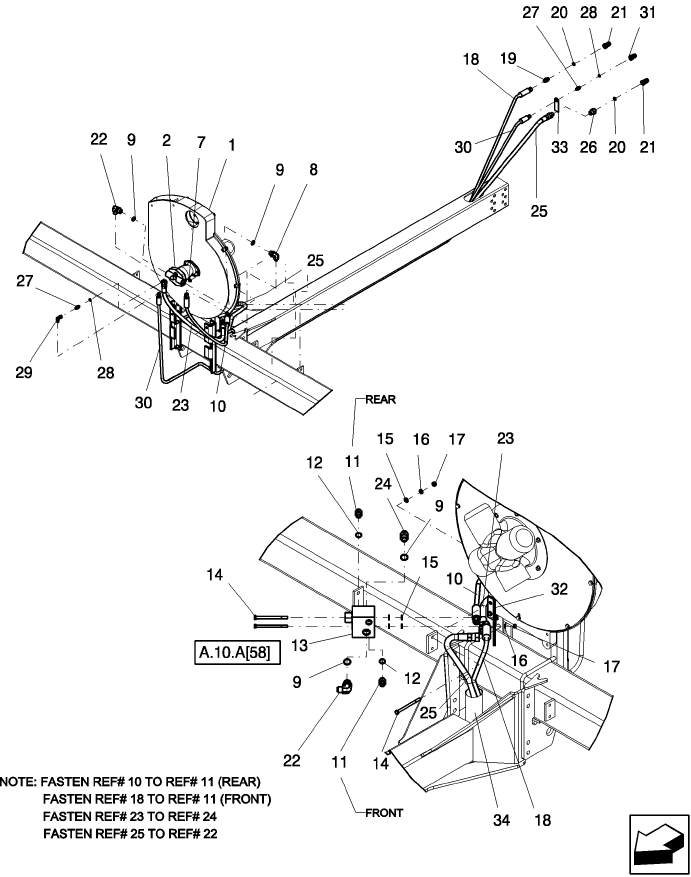 A.10.A(14) FAN MOTOR HYDRAULICS, SP480 (MECH DRIVE)