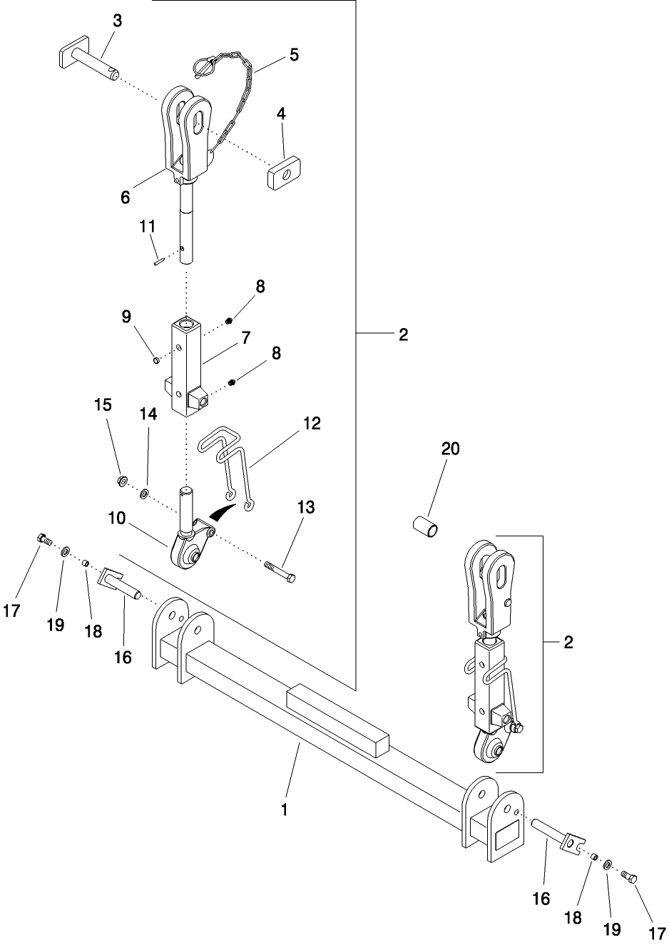 F.10.B(01) DRAWBAR HELPER