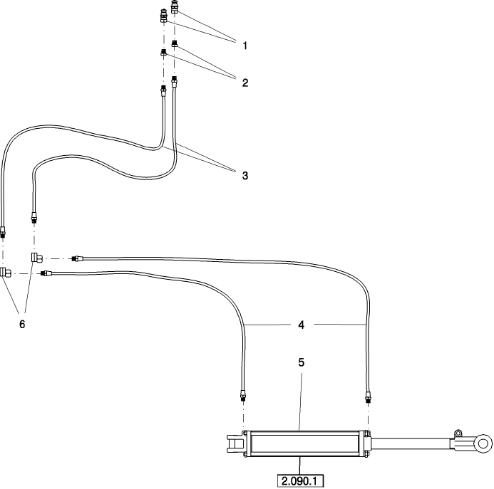 2.080.1 SINGLE MARKER HYDRAULICS