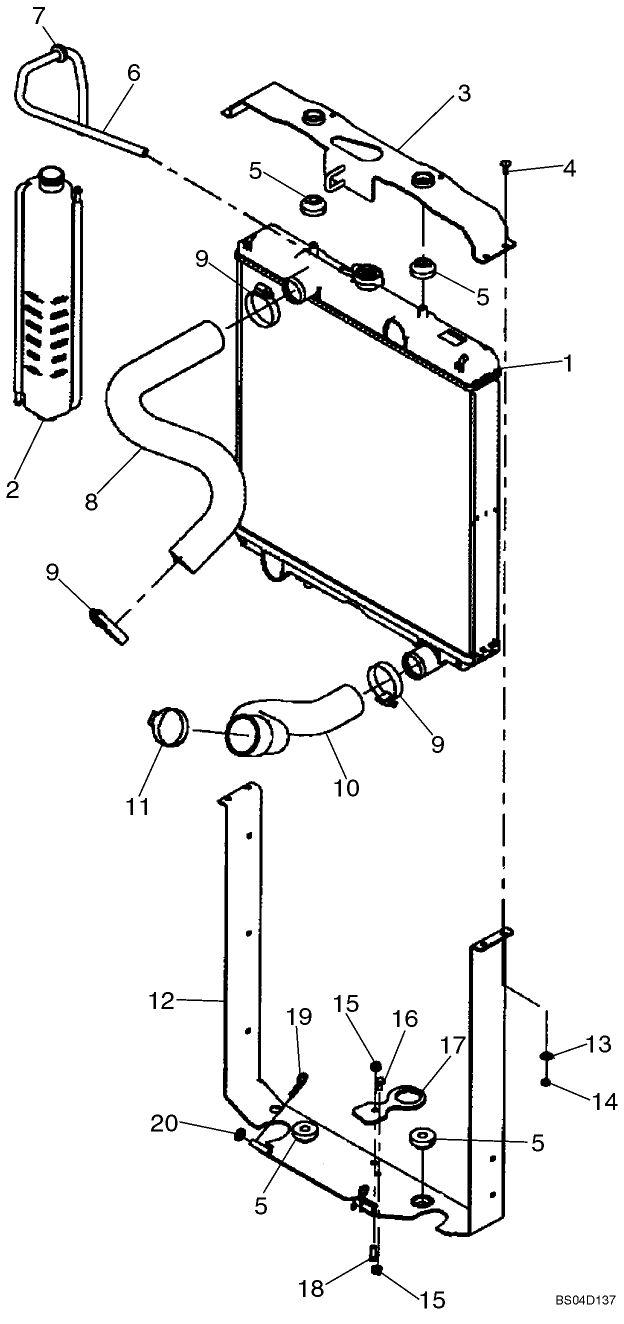 02-01 RADIATOR - COOLANT RECOVERY SYSTEM; IF USED