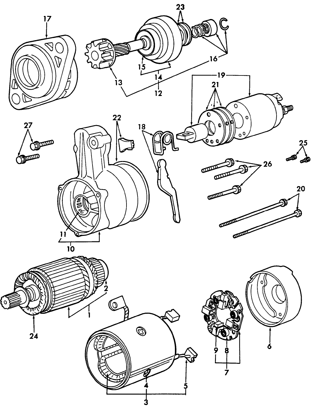 084 STARTING MOTOR - CL-65