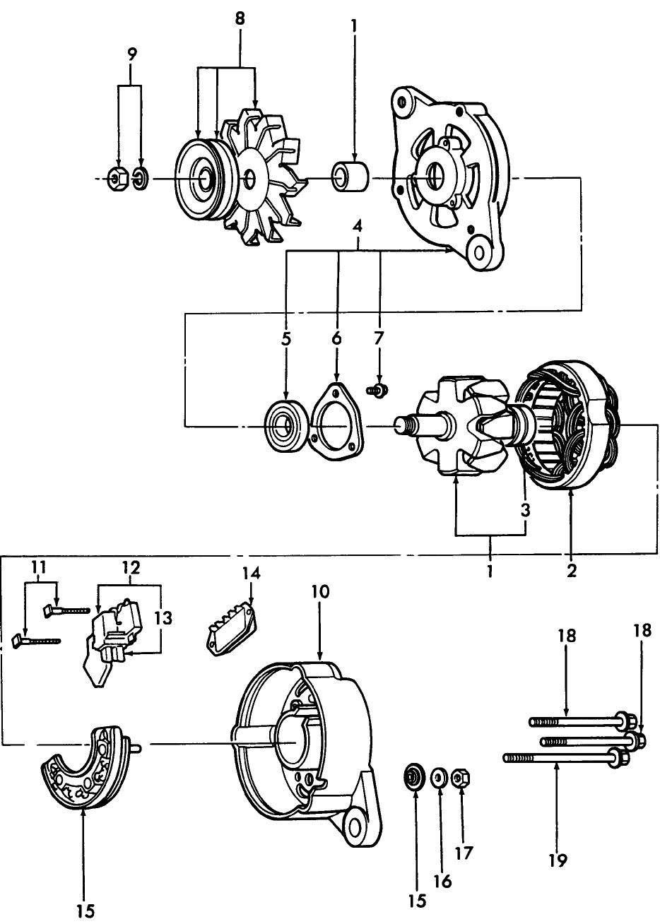 087 ALTERNATOR - CL-65