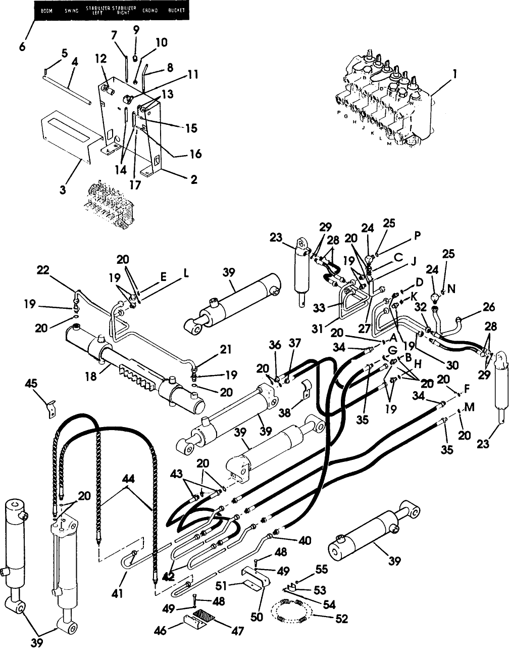 044 HYDRAULICS, D-100 BACKHOE ATTACHMENT, ASN 178042