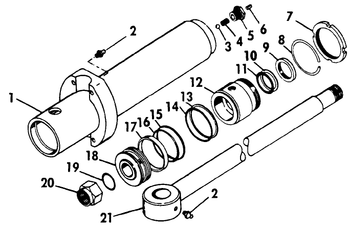 082 SWING CYLINDER ASSEMBLY