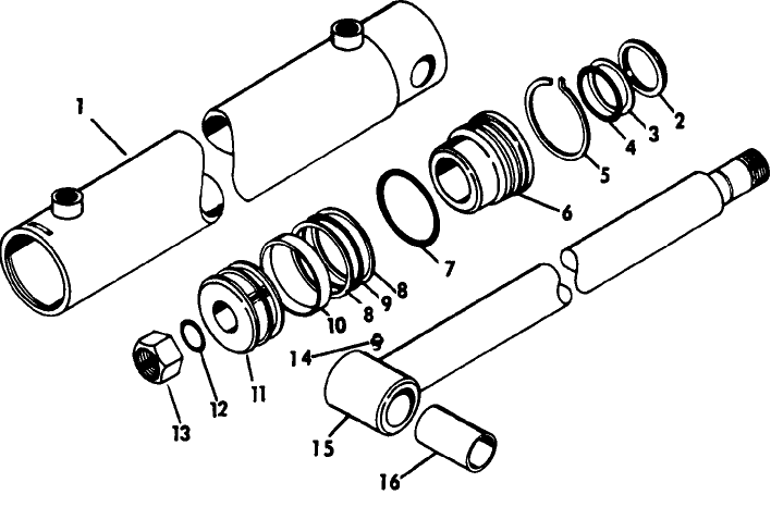 084 HYDRAULIC STABILIZER CYLINDER ASSEMBLY