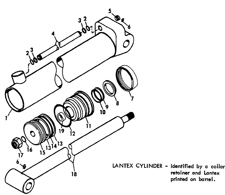 087 BOOM,CROWN CYLINDER, USED ON AND ASN 183637