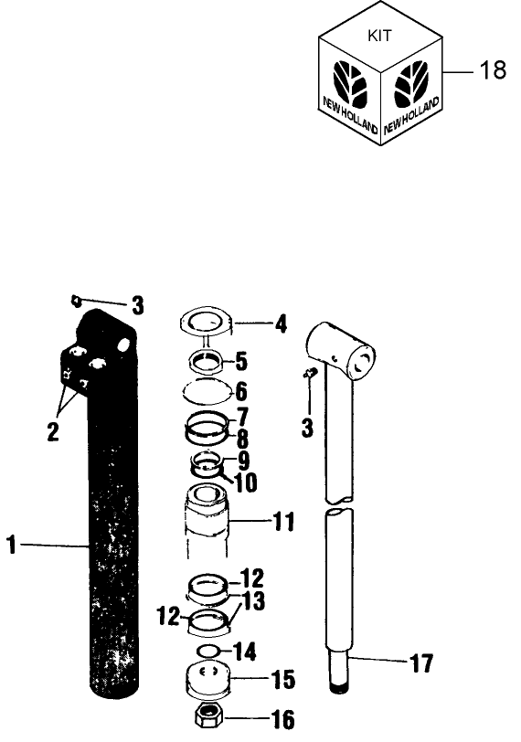 092 D-130 BUCKET CYLINDER