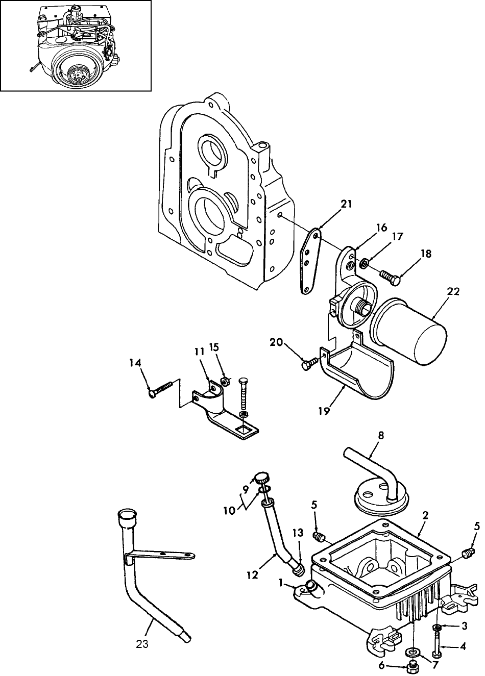 01.01.05 OIL PUMP & PAN - ONAN, L120