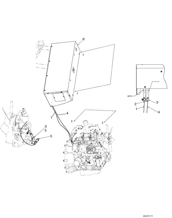 10.03.02 CAB - HEATER SYSTEM, DELUXE CAB