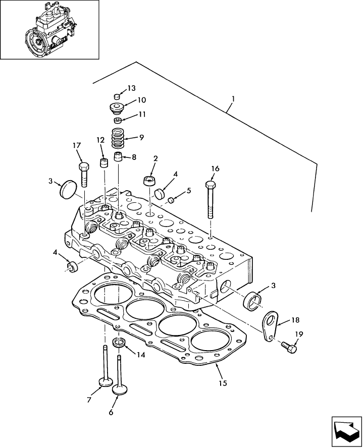 01.04 CYLINDER HEAD, L170 BSN N7M456357, L170 EU BSN N7M468799