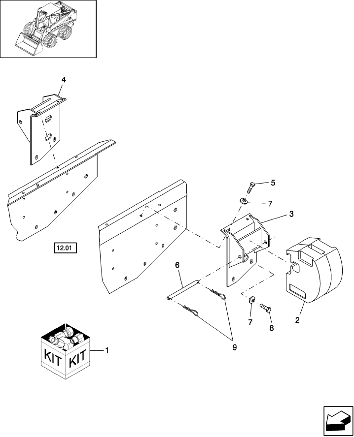 12.02 COUNTERWEIGHT KIT
