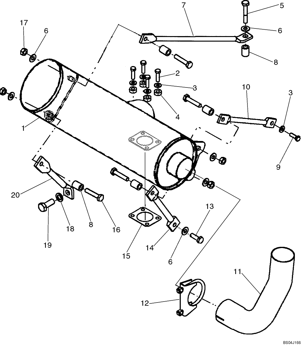 02-03 EXHAUST SYSTEM; BSN N8M464426