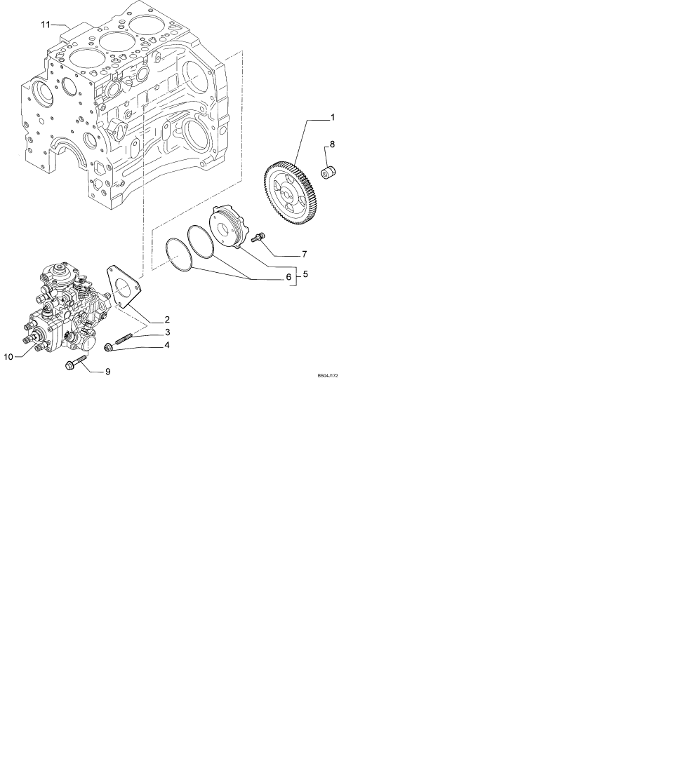 03-05 INJECTION PUMP - CONTROL BSN N8M464426