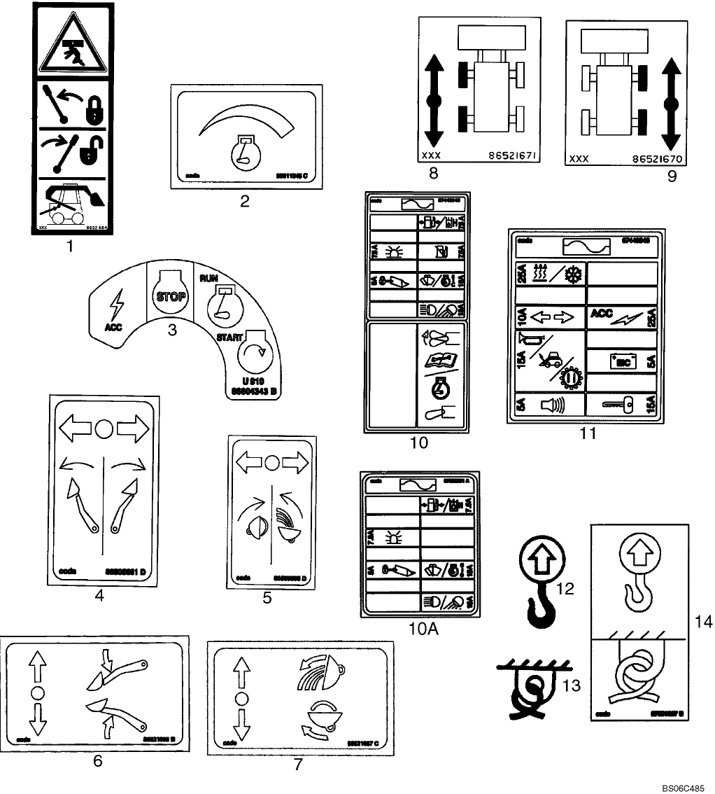 09-55 DECALS (L185)