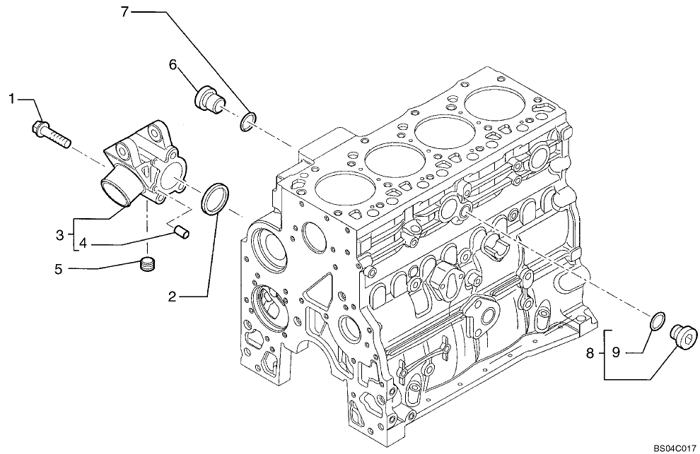 02-32 COOLING SYSTEM - ENGINE; L190 BSN N7M459487, C190 BSN N7M457282