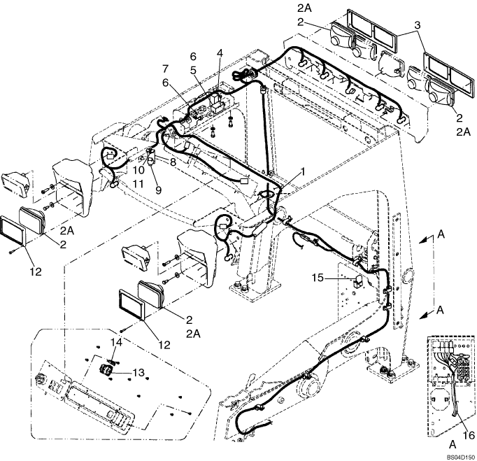 04-04 ELECTRIC, CAB - 4-WAY FLASHERS