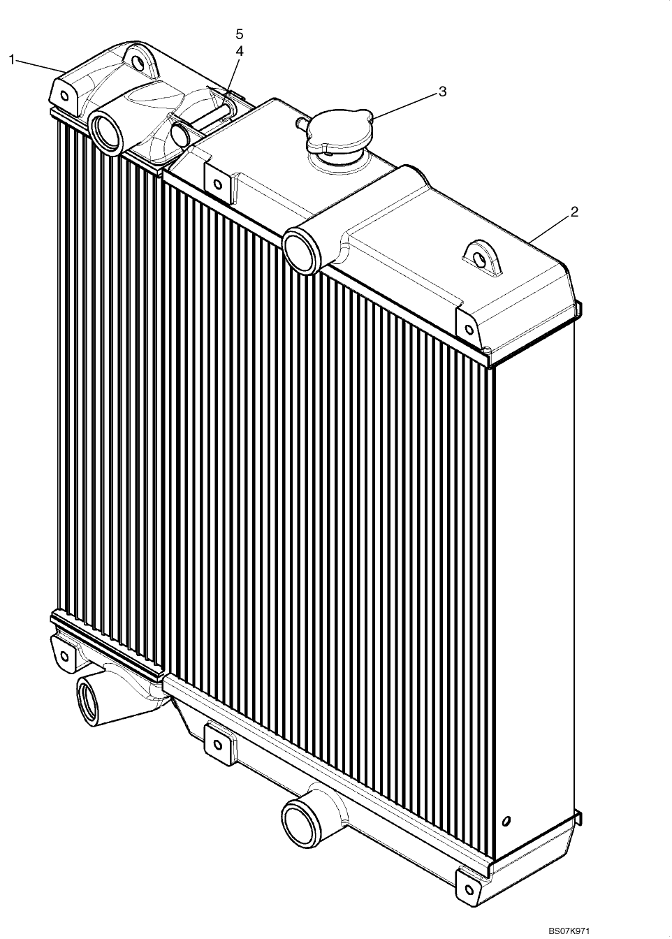 02-01B RADIATOR/OIL COOLER; L190 ASN  N7M459487, C190 ASN N7M457282