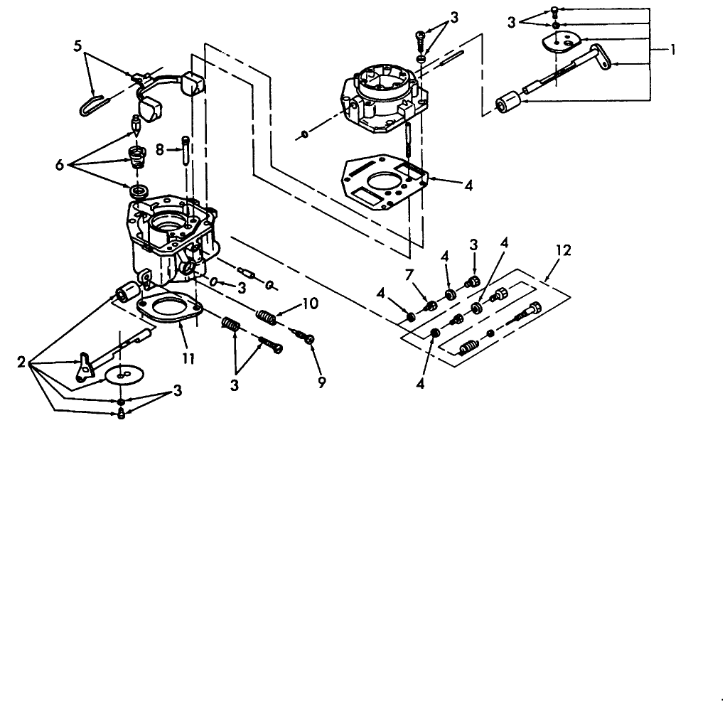 040 CARBURETOR ASSEMBLY - W/B43G (BSN 736385), L-250