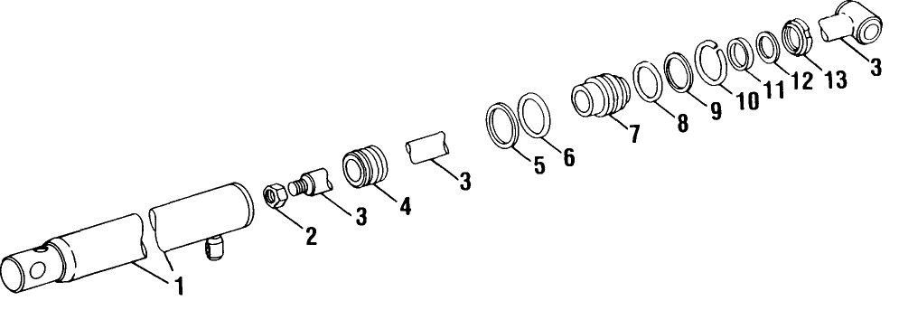 008 BUCKET CYLINDER ASSEMBLY