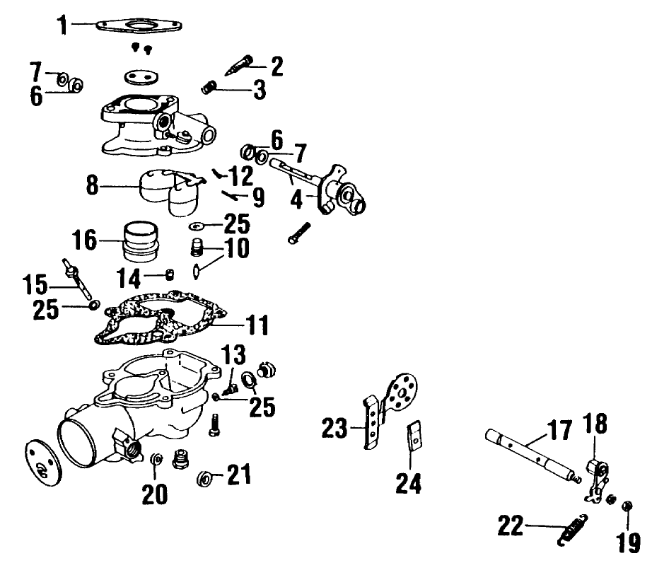 071 WISCONSIN VH4D ENGINE, ZENITH CARBURETOR