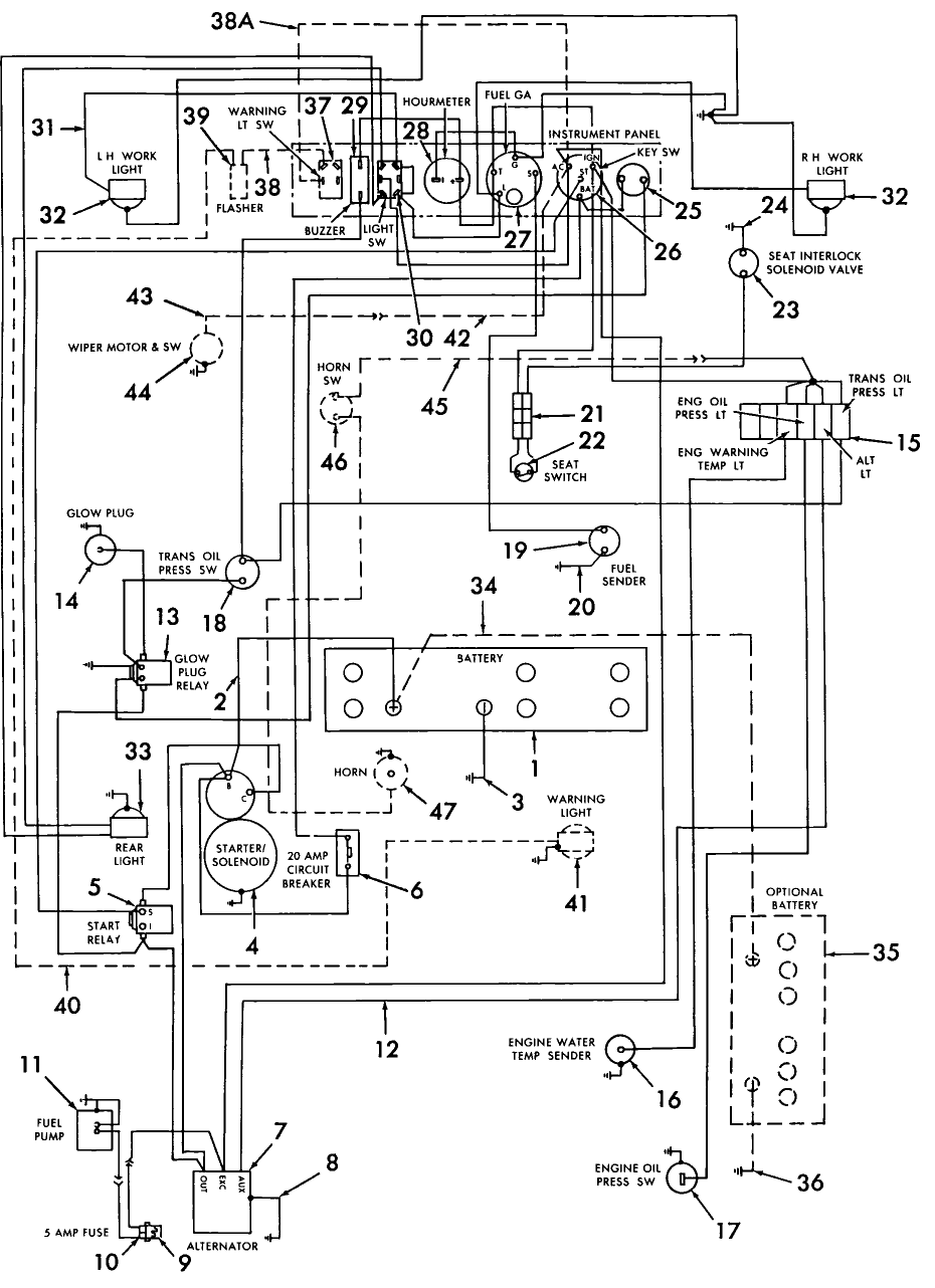 053 ELECTRICAL SCHEMATICS, L/RESTRAINT SYSTEM, L455