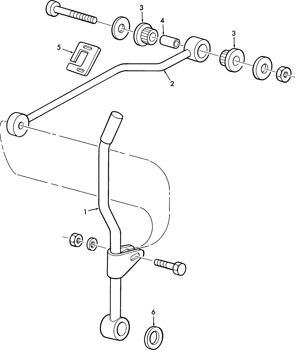 125 CONTROL LINKAGE W/NOISE REDUCTION