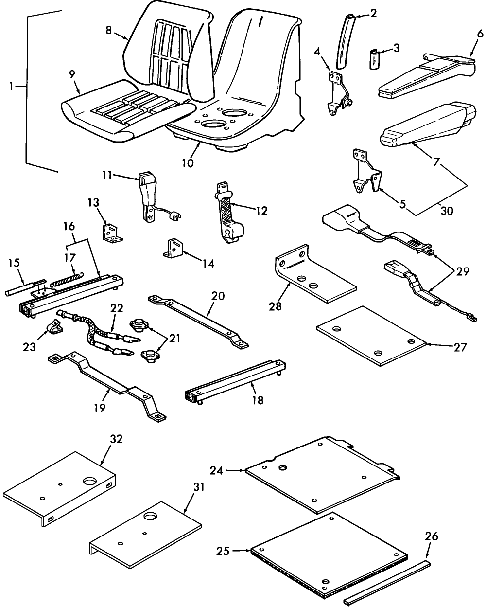 010 SEAT, DELUXE, SEAT RESTRAINT, L553 & ASN 750014, L555