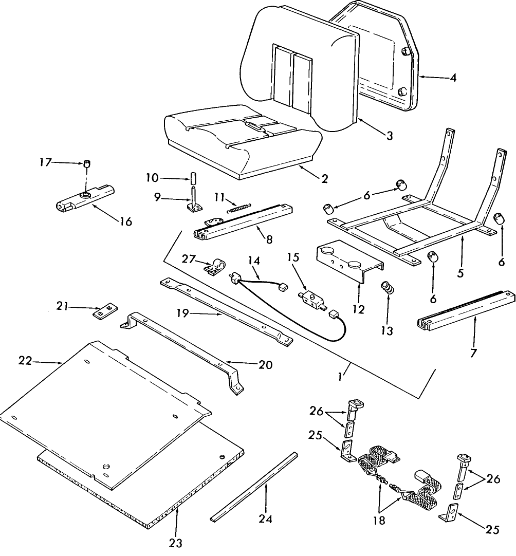 01D01 SEAT, BSN 703202