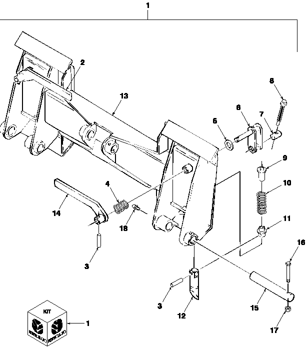 019A MOUNTING PLATE, NEW-GENERATION ATTACHMENTS
