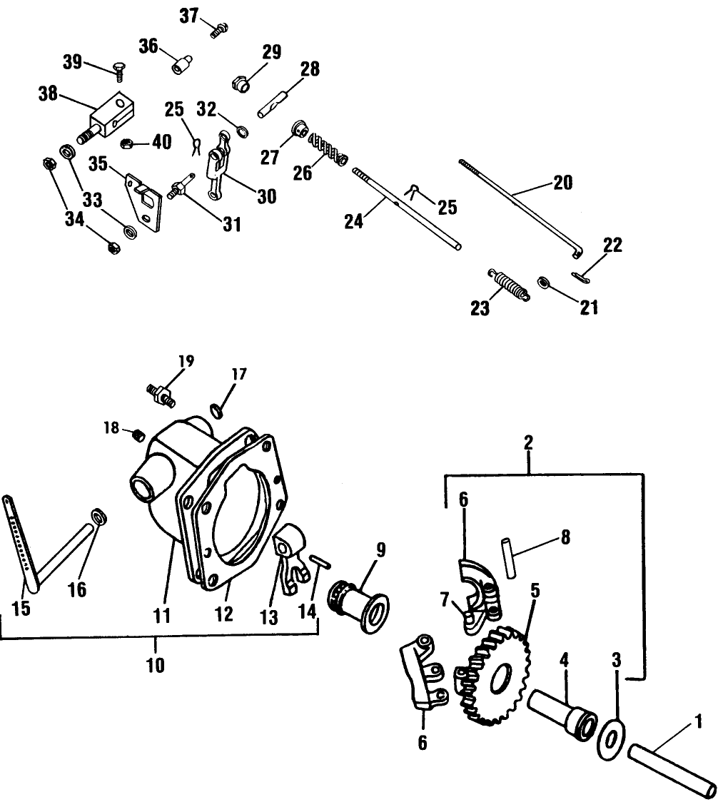 112 WISCONSIN V-465D ENGINE, GOVERNOR & CONTROL