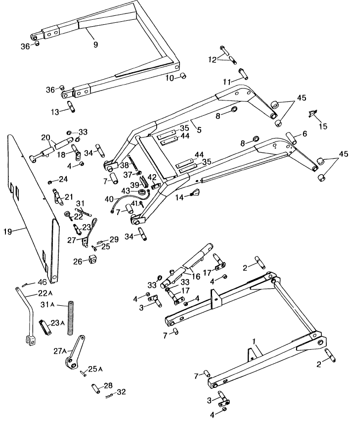005 BOOM AND MOUNTING PLATE