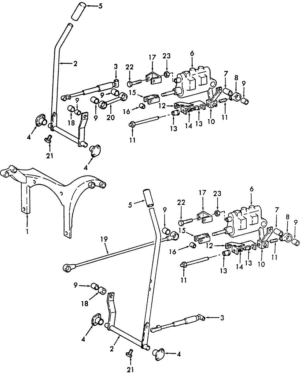 103 CONTROL LEVERS