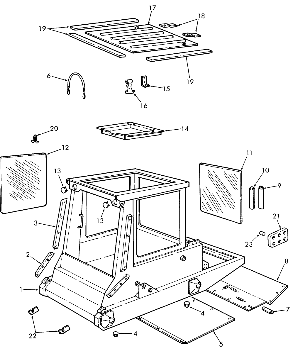 01A01 FRAME & RELATED PARTS